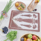 Kerman South Persian Embroidery Print Cutting Board Gallery Image 2