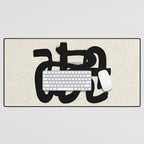 Slithering Ink Desk Mat Gallery Image 1