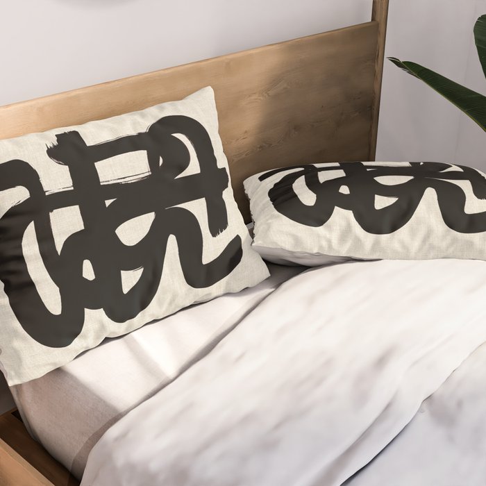 Slithering Ink Pillow Sham Gallery Image 2