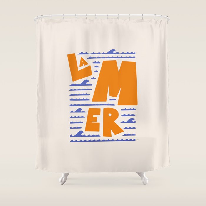 La Mer French Sea Shower Curtain Gallery Image 1