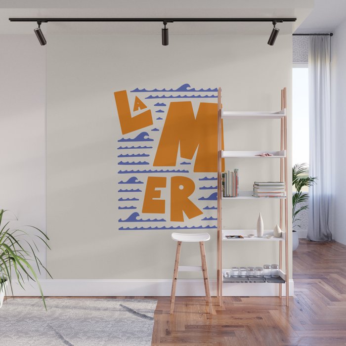 La Mer French Sea Wall Mural Gallery Image 1