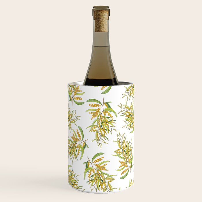 Australian Wattle Flower, Illustration Wine Chiller Gallery Image 1