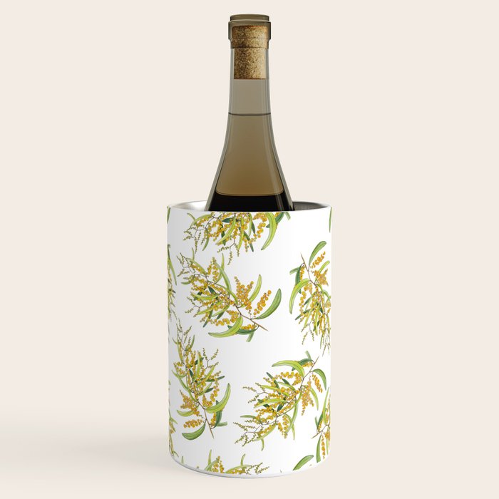 Australian Wattle Flower, Illustration Wine Chiller Gallery Image 3