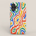 Electric Waves iPhone Case Gallery Image 1
