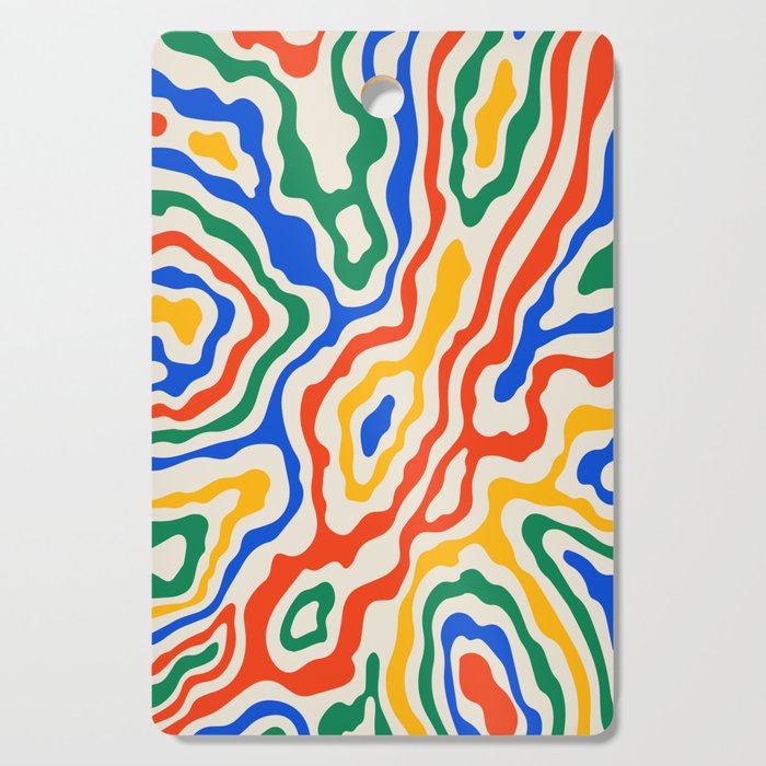 Electric Waves Cutting Board Gallery Image 1