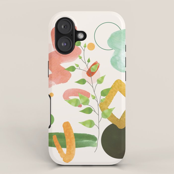 Modern Abstract Watercolour Art II iPhone Case Gallery Image 1