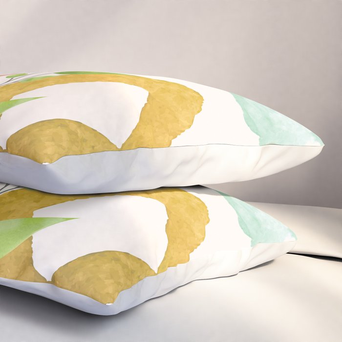 Modern Abstract Watercolour Art II Pillow Sham Gallery Image 3