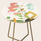 Modern Abstract Watercolour Art II Side Table Gallery Image 2