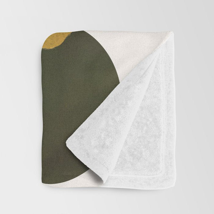 Modern Abstract Watercolour Art II Throw Blanket Gallery Image 3