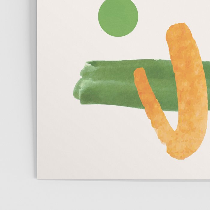Modern Abstract Watercolour Art II Poster Gallery Image 3