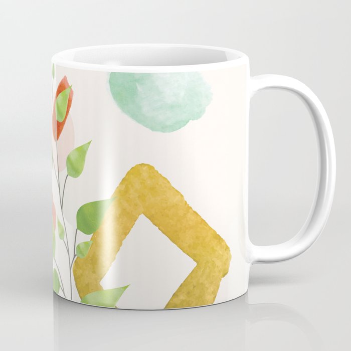 Modern Abstract Watercolour Art II Coffee Mug Gallery Image 1