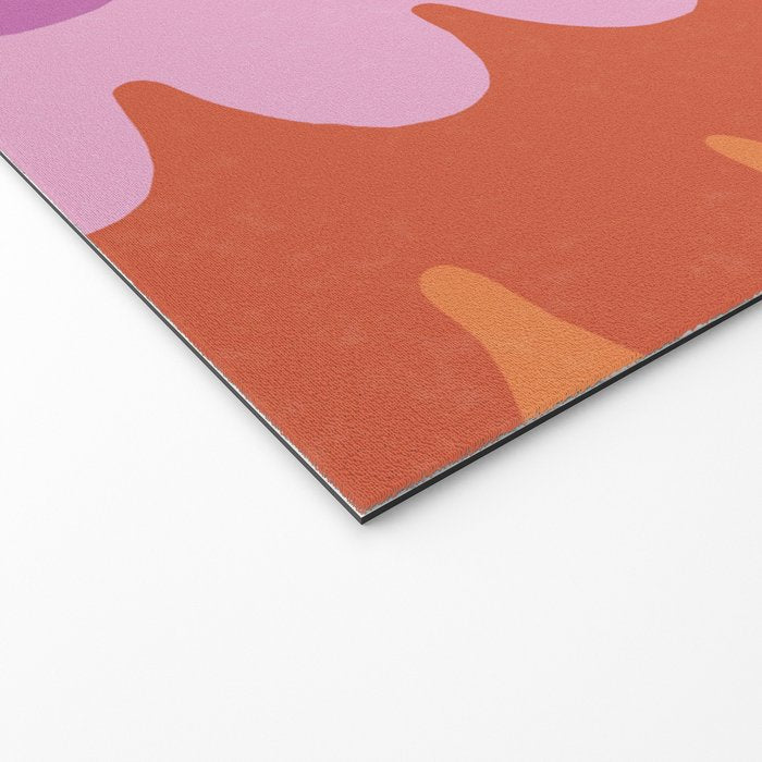Wavy Lines Pattern Welcome Mat Gallery Image 2