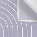 Minimal Arch XXXIII Lilac Purple Modern Geometric Lines Wall Tapestry Gallery Image 3
