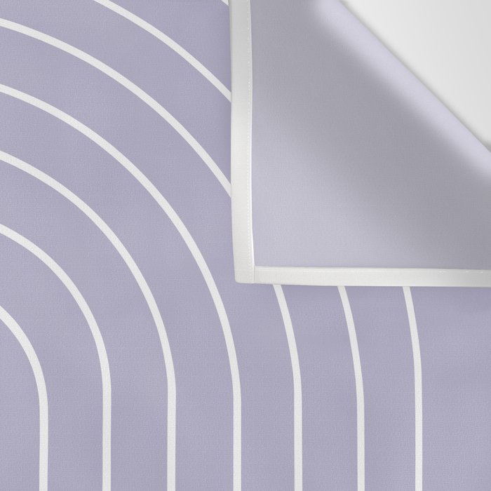 Minimal Arch XXXIII Lilac Purple Modern Geometric Lines Wall Tapestry Gallery Image 3