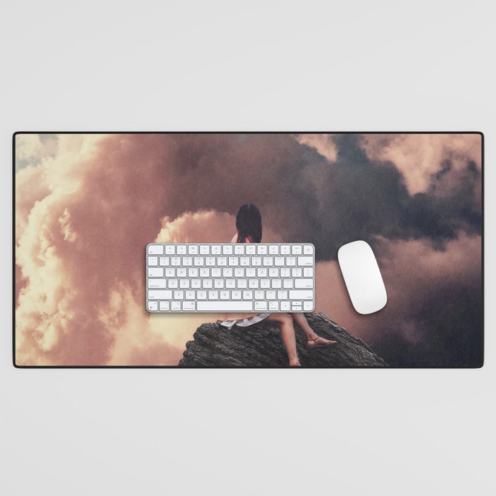 You came from the Clouds Desk Mat Gallery Image 1