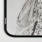 Harbor In Norway Snow Photo | Winter In Norway Boats And Mountains Art Print | Travel Photography Laptop Sleeve Gallery Image 3
