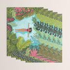 Floating in the sea in bright colours Wrapping Paper Gallery Image 3