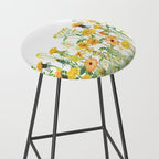 Yellow Scandinavian Wildflowers  Meadow  Stool Gallery Image 2