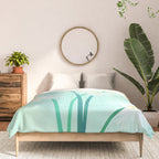 Mint Wildflower Bouquet Comforter Gallery Image 3