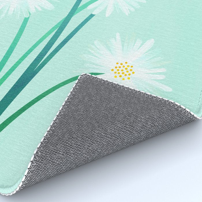 Mint Wildflower Bouquet Rug Gallery Image 4