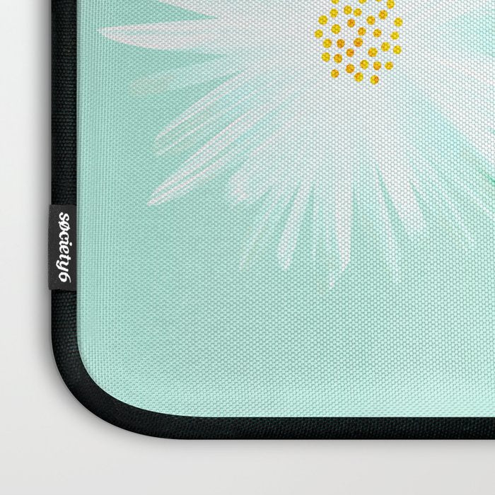 Mint Wildflower Bouquet Laptop Sleeve Gallery Image 3
