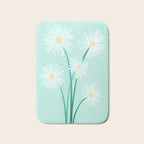 Mint Wildflower Bouquet Bath Mat Gallery Image 1