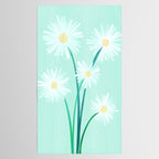 Mint Wildflower Bouquet Tablecloth Gallery Image 2