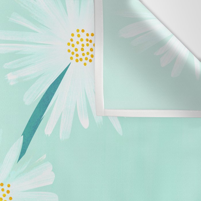 Mint Wildflower Bouquet Wall Tapestry Gallery Image 3