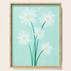 Mint Wildflower Bouquet Serving Tray Gallery Image 1