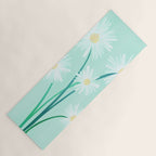 Mint Wildflower Bouquet Yoga Mat Gallery Image 1
