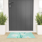 Mint Wildflower Bouquet Welcome Mat Gallery Image 3