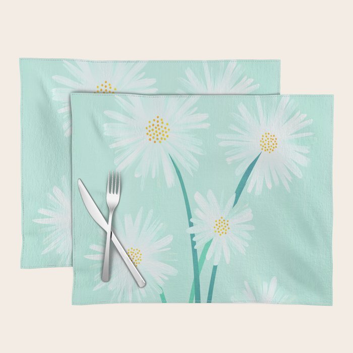 Mint Wildflower Bouquet Placemat Gallery Image 1