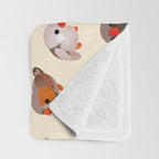 Zebra finch Throw Blanket Gallery Image 3