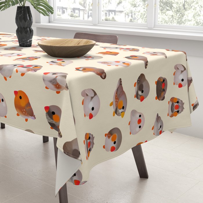 Zebra finch Tablecloth Gallery Image 3
