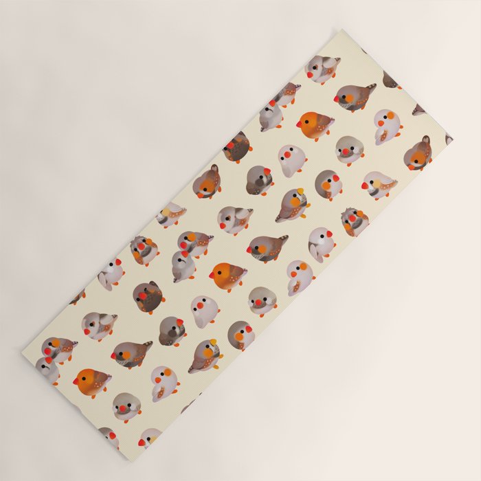 Zebra finch Yoga Mat Gallery Image 1