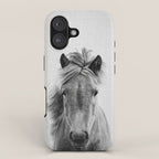 Wild Horse - Black & White iPhone Case Gallery Image 1