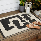Modern Abstract Minimal Shapes 4 Outdoor Rug Gallery Image 2