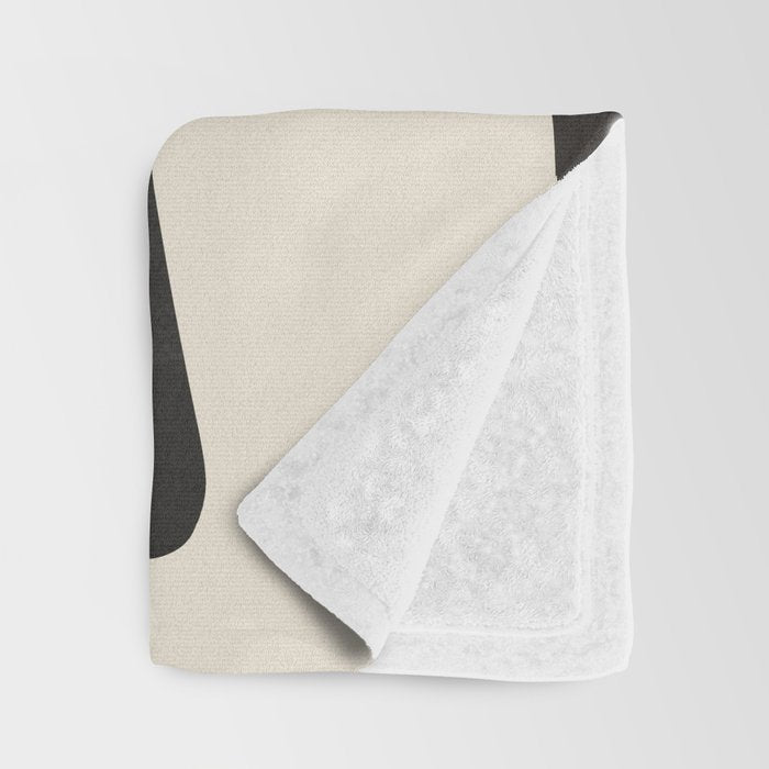 Modern Abstract Minimal Shapes 4 Throw Blanket Gallery Image 3