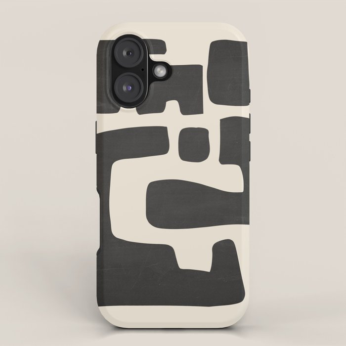 Modern Abstract Minimal Shapes 4 iPhone Case Gallery Image 1
