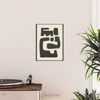 Modern Abstract Minimal Shapes 4 Poster Gallery Image 2