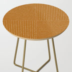 Lines III (Golden Brown) Side Table Gallery Image 2
