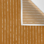 Lines III (Golden Brown) Wall Tapestry Gallery Image 3