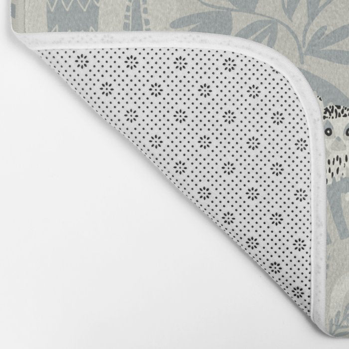 Jungle adventure soft neutral Bath Mat Gallery Image 2