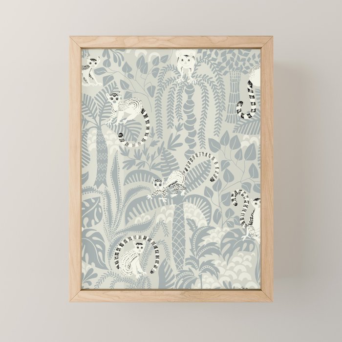 Jungle adventure soft neutral Mini Art Print Gallery Image 1