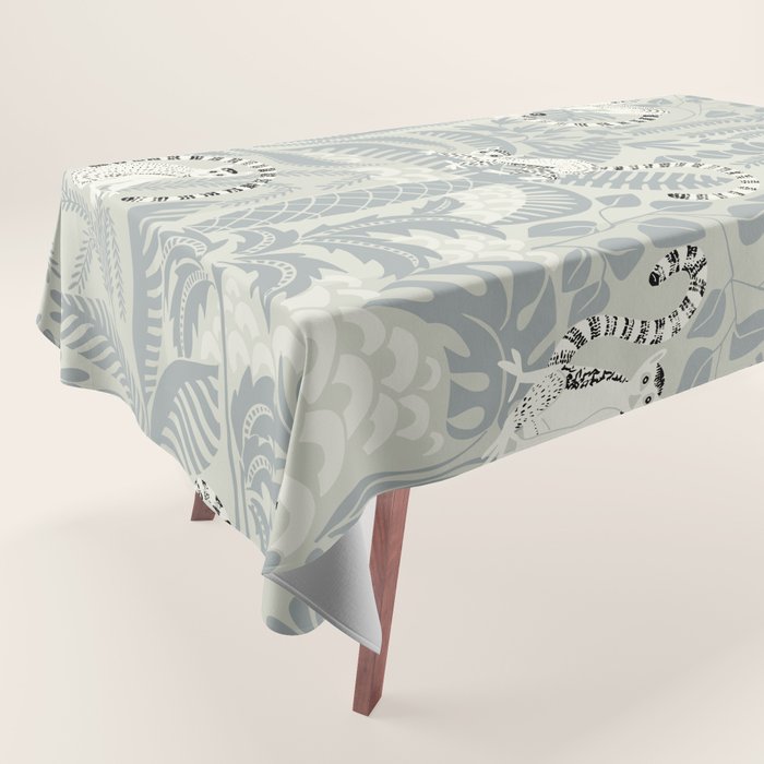 Jungle adventure soft neutral Tablecloth Gallery Image 1