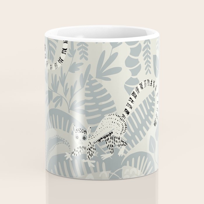 Jungle adventure soft neutral Coffee Mug Gallery Image 4