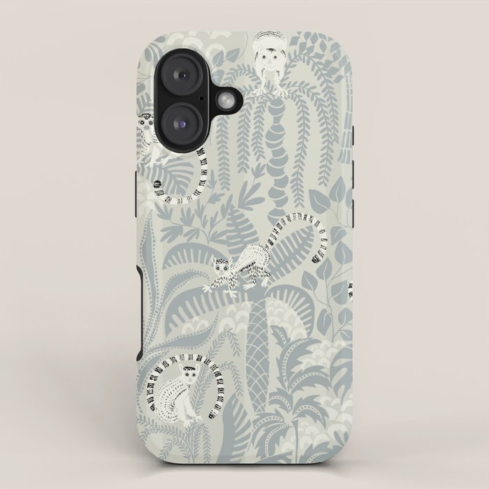 Jungle adventure soft neutral iPhone Case Gallery Image 1