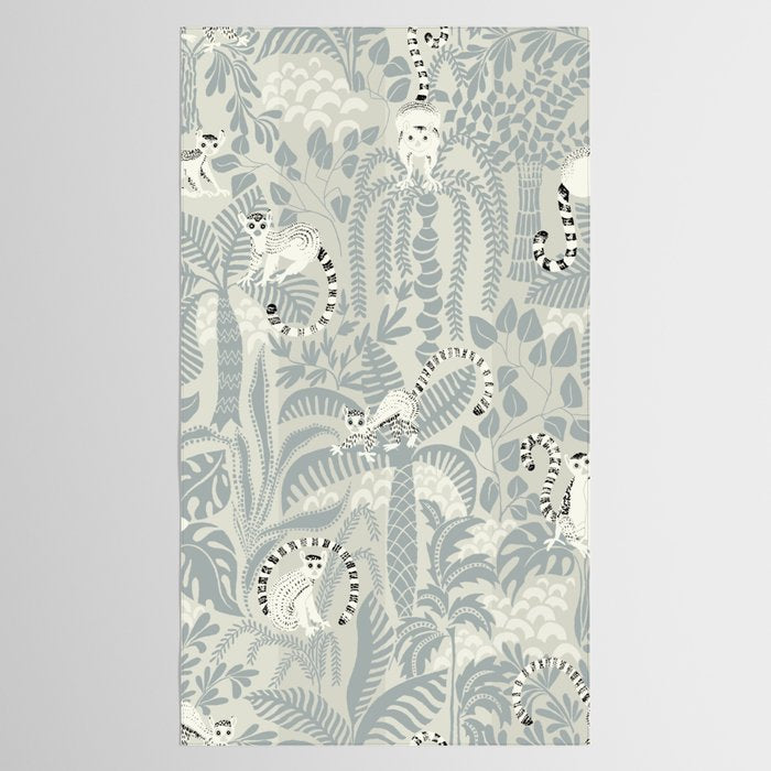 Jungle adventure soft neutral Tablecloth Gallery Image 2