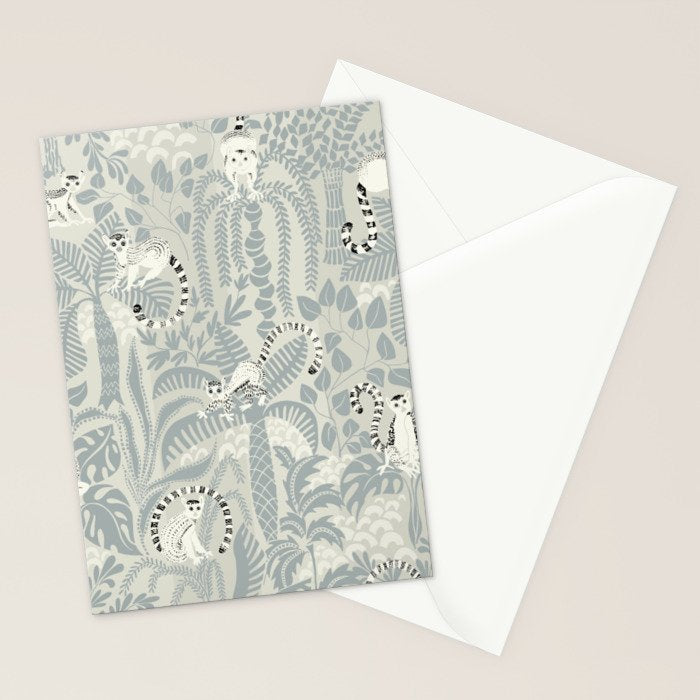Jungle adventure soft neutral Stationery Card Gallery Image 2