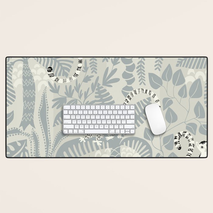 Jungle adventure soft neutral Desk Mat Gallery Image 1